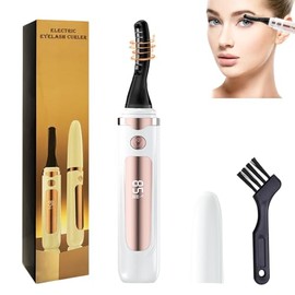 Heated Eyelash Curler for Women, USB Rechargeable Lash Curling Beauty Tool, 2026 Heated Eyelash Curler with LED Display, 3 Temperature Settings, Fast Heating