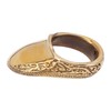 Archery Thumb Rings Good Protection Engraving Pattern Brass Finger Protector
