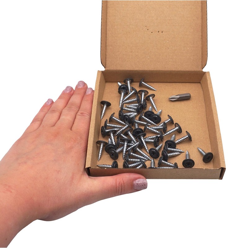 SKIR'CO (50 pcs) Painted 4.2 x 19 mm Self Tapping