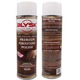 Blysk Premium Furniture Polish Spray, cleans, polishes, and protects, all types of furniture, Lemon Scent (2)