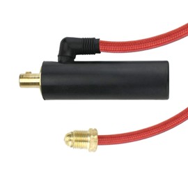 SÜA - Dinse 35-70 Connector with 18'' Water Hose for Water-Cooled TIG Torches WP-20 and WP-18 - Model: LDT-1820-L