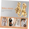 Mobestech 1 Set Animal Shape Wall Hooks Decorative Hangers for