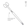 triangle Kitchen Tongs - 38 cm - Ideal for Turning,