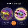 KPASON Balones de baloncesto, holográficos, brillantes, tamaño 6