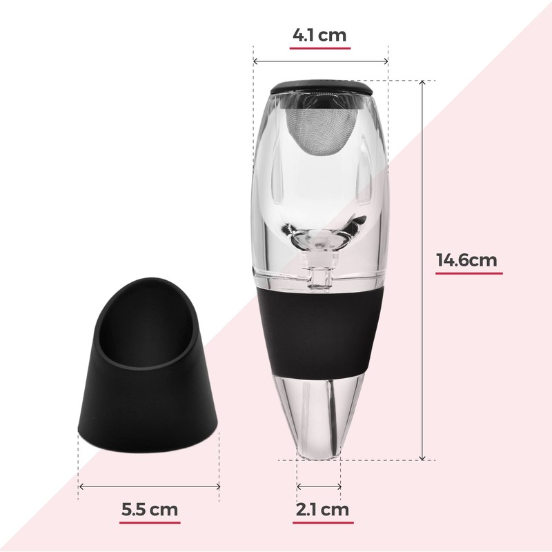 Silk Route Home Premium Wine Aerator – Fast Aeration Wine