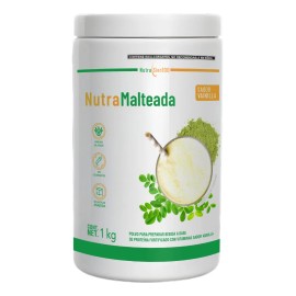 Malteada Nutrasien100 Sin Azúcar Fibra 1kg Sabor Vainilla