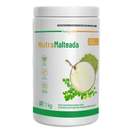 Malteada Nutrasien100 Sin Azúcar Fibra 1kg Sabor Vainilla
