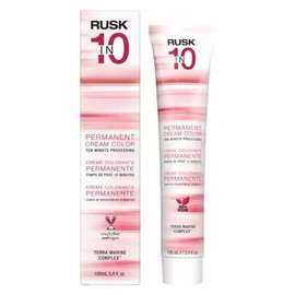 3 Pack Rusk in 10 Cream Hair Color HLA High Lift Ash 3.4 oz