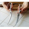 Forged All Stainless Steel Curved Kitchen Shears 020DH4492 Kai