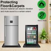 Mini Fridge Silicone Mat with Raised Edge, 24"x 24" x