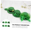 Healvian 6pcs Green St. Patrick's Day Hairpin Irish Festival Headband