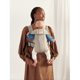 BabyBjörn Baby Carrier Mini, 3D Mesh, Grey beige