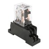 Weasch 2Pcs Electromagnetic Power Relay, HH52PL, AC 24V Coil, DPDT