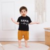 FOCUSNORM Toddler Baby Boy Summer Clothes Mamas Boy Embroidery T-shirt