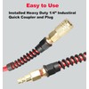 Keepro Hybrid Air Hose, Flexible Air Compressor Hose 3/8 Inch