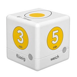 TFA Cube Timer Ei Eieruhr white, yellowdigital