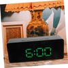 Alipis Digital Clock with Large Display Aesthetic LED Alarm Clock