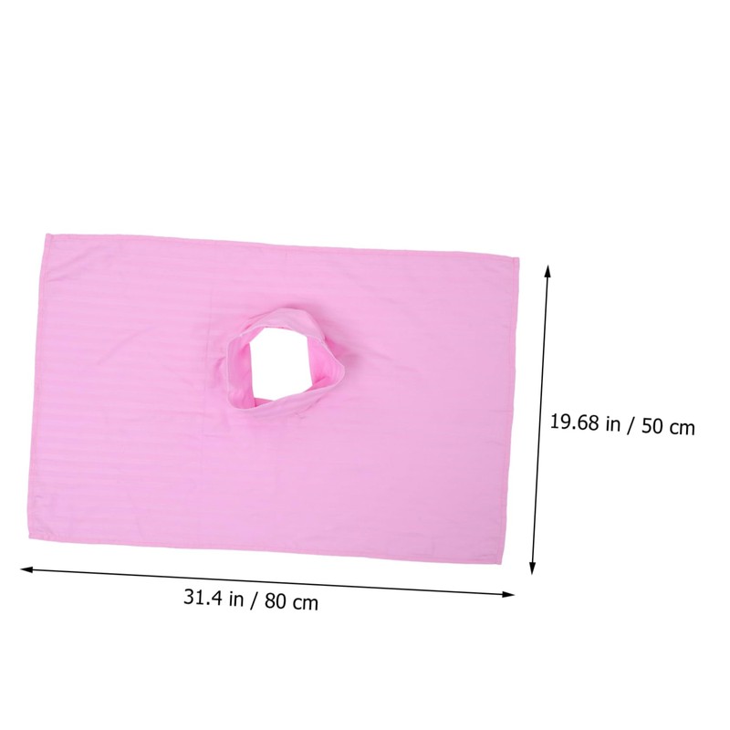 WOONEKY Massage Bed Sheet Face Hole Waterproof Spa Bed Cover