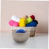 DOITOOL Yarn Bowl Ceramic Crochet Holder for Yarn Storage Grey