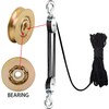 XSTRAP STANDARD Rope Hoist Pulley System, 1000LB Capacity Block and