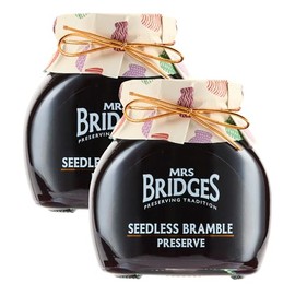 Mrs Bridges Seedless Bramble Preserve, Made in Scotland, 12oz Jar (Pack of 2)