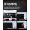 CDEFG Matte Tempered Glass for 2025 Ford Explorer Screen Protector,