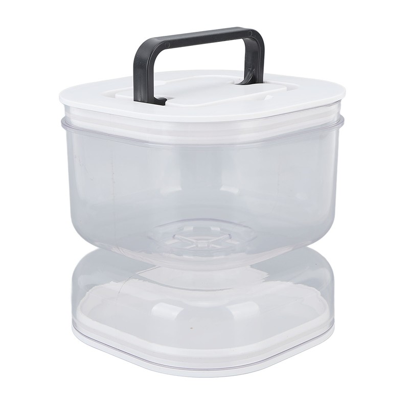 Pickle Jar with Strainer Flip Leak Proof Pickle Juice Separator