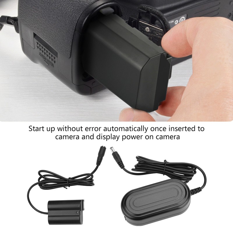 EN-EL15 Dummy Battery EP-5B DC Coupler for Nikon D800 D810