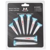 MAZEL Plastic Golf Tee, Increased Distance, Durable, Break-Resistant, Long Tee/Short