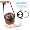 CHILDWEET 2Pcs Coffee Cup Carrying Strap Handheld Milk Tea Cup