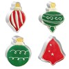 Cookie Cutters 4 PCS, Christmas Ornaments Cookie Cutters, 4'' to