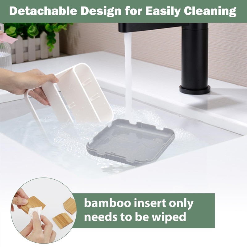Chintu Bathroom Toothbrush Holders for Countertop - Electric Toothbrush Organizer