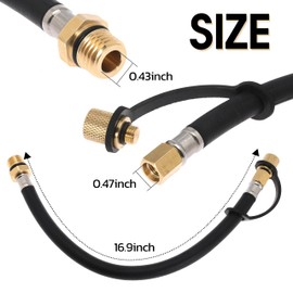 Flex Drain Hose for Kawasaki FR730V FR691 FR691V FR651V FR600V FH721V FS541 FJ180V FS730V for Toro MX5060 FX730V, and for Kubota Z412 Z122R 510440902 51044-0902 (Pack of 1)