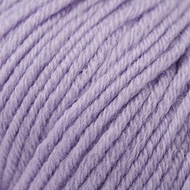 GISIMO 100% Merino Wool Yarn, 6-Ply Luxurious and Soft Yarn for Hand Knitting & Crocheting, 1.76 OZ/50g, 127 yds/116 Meters (Purple, 3 Balls)