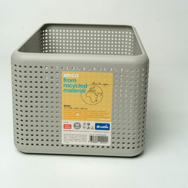 Rotho, Madei, Storage box 13l, Plastic (PP) BPA cappuccino, 13l