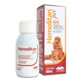 Hemolitan Pet Suplemento Vitaminico Y Mineral Oral 30ml