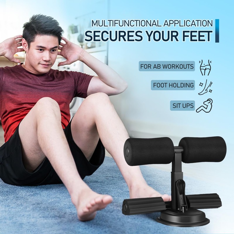 FOYTOKI Adjustable Sit Up Bar for Abs Fitness Auxiliary Equipment