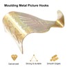 Rierdge Metal Rail Molding Hanging Hooks, 30 Pcs 2.2" x