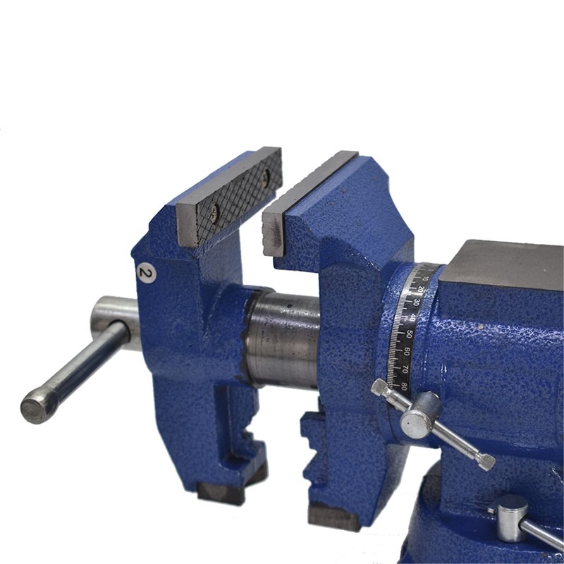 TINVHY 5-Inch Multi Purpose Heavy Vise, Multi-Jaw Bench Vise with