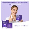 Joveeco Tiras Blanqueadoras Moradas 21 Tratamientos 42 Pieza