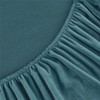 Plush Bed Sheet, 140 x 200 cm, Teal, Fleece, Winter
