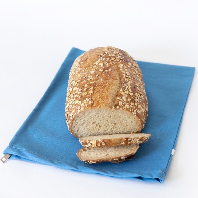 4MyEarth Reusable Cotton Bread Bag, Denim
