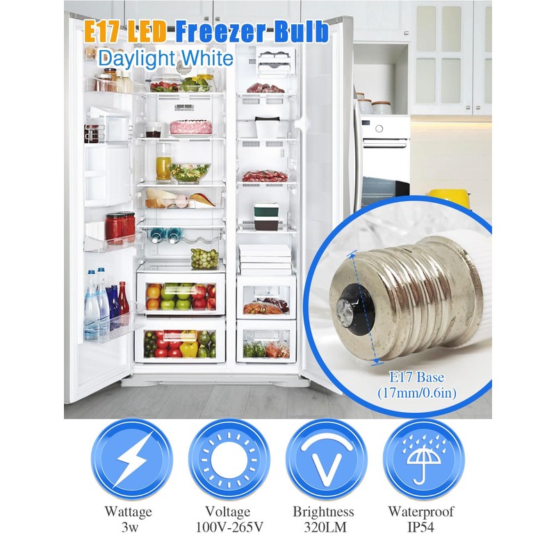 wossluck for Frigidaire Light Bulb Replacement KEI D28X KEL 2816X