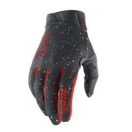 100% Ridefit MTB Gloves Grey Size M