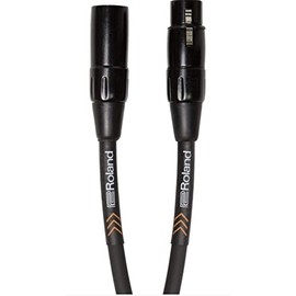 Roland Black Series Balanced Microphone Cable, 25Ft/7.5M - Rmc-B25