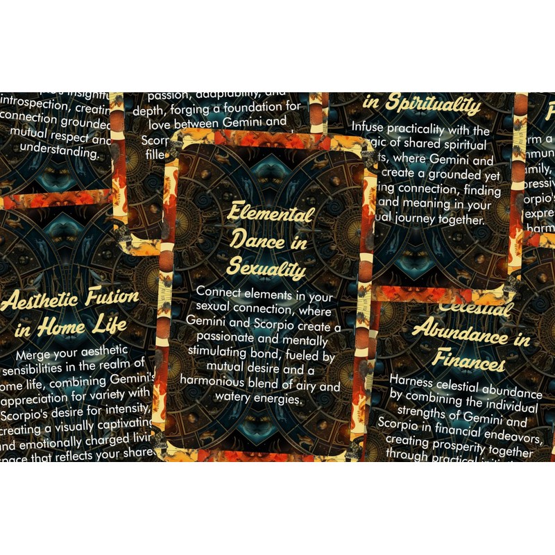 Ibiza Tarot Gemini and Scorpio - Zodiac Compatibility - Divination
