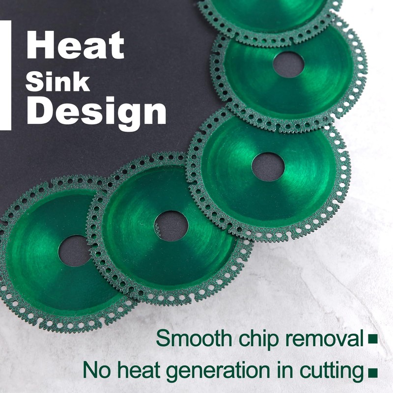 LEONTOOL 5 Packs 4 Inch Indestructible Disc for Grinder 7/8"