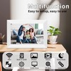 ybest Frameo 10.1" Digital Picture Frame White, Smart WiFi Digital