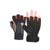 Kisangel 2 Pairs Grip Strength Half-Finger Gloves Wrist Straps Men's