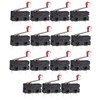 JZK 15 x Mini micro switch momentary hinge metal roller